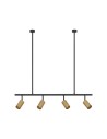 Luces Exclusivas CAYES Pendant Modern black 4xGU10 max 10W LE42927