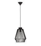 Single pendant lamps - Luces Exclusivas GUAYMAS Pendant Modern Black 1xE27 max 12W LE42928 - product 1