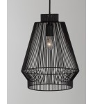 Single pendant lamps - Luces Exclusivas GUAYMAS Pendant Modern Black 1xE27 max 12W LE42928 - product 2