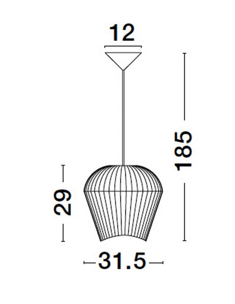 Single pendant lamps - Luces Exclusivas GUAYMAS Pendant Modern Black 1xE27 max 12W LE42929. - product kolory-swiatla.pl 3
