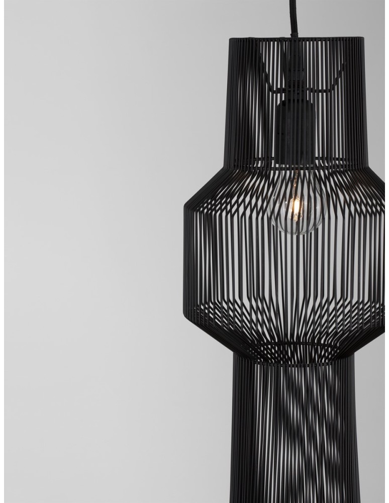 Single pendant lamps - Luces Exclusivas GUAYMAS Pendant Modern Black 1xE27 max 12W LE42930 - product kolory-swiatla.pl 2