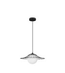 Single pendant lamps - Luces Exclusivas NAVOJOA Pendant Modern Black 1xE27 max 12W LE42931 - product 1