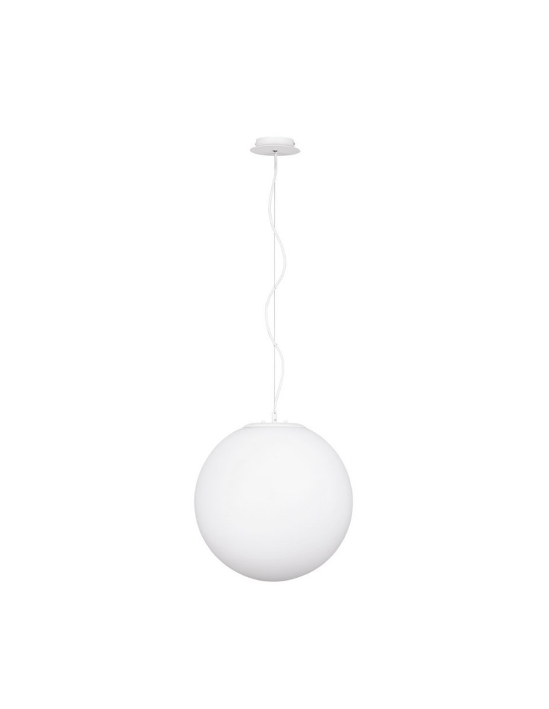 Single pendant lamps - Luces Exclusivas LLORET Pendant Modern White 1xE27 max 12W LE42934 - product kolory-swiatla.pl 1