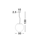 Single pendant lamps - Luces Exclusivas LLORET Pendant Modern White 1xE27 max 12W LE42935 - product 2