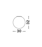 Ceiling lamps - Luces Exclusivas LLORET Modern Ceiling White 1xE27 max 12W LE42936 - product 2