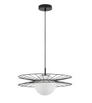 Single pendant lamps - Luces Exclusivas MORELOS Modern Pendant Black 1xE27 max 12W LE42939 - product 1