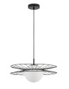 Luces Exclusivas MORELOS Modern Pendant Black 1xE27 max 12W LE42939