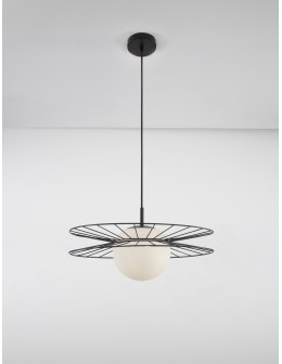Luces Exclusivas MORELOS Modern Pendant Black 1xE27 max 12W LE42939 - product 2