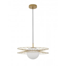 Luces Exclusivas MORELOS Wisząca Nowoczesna złoty i odcienie złota 1xE27 max 12W LE42940