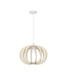 Single pendant lamps - Luces Exclusivas NOGALES Pendant Modern White 1xE27 max 12W LE42941 - product 1
