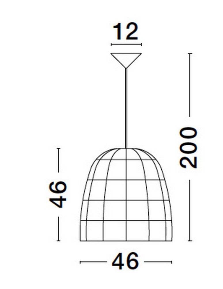 Single pendant lamps - Luces Exclusivas REYNOSA Pendant Modern other 1xE27 max 12W LE42947 - product kolory-swiatla.pl 3