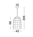 Single pendant lamps - Luces Exclusivas PARANA Pendant Modern other 1xE27 max 12W LE42952 - product 4