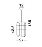 Single pendant lamps - Luces Exclusivas PARANA Pendant Modern other 1xE27 max 12W LE42953 - product 4