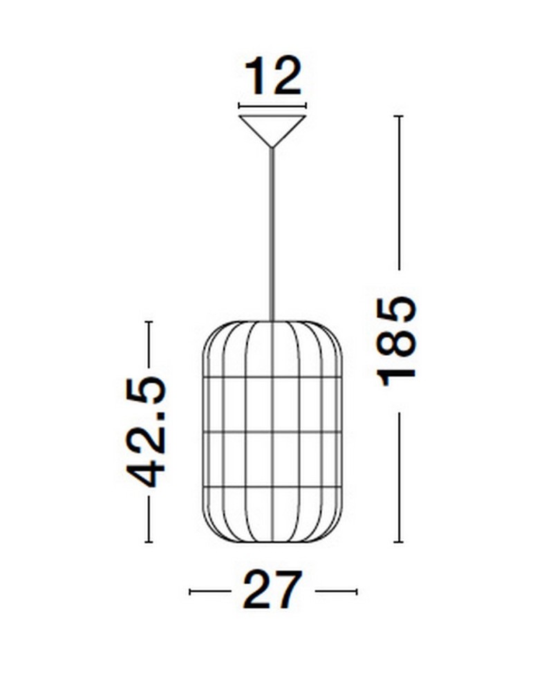 Single pendant lamps - Luces Exclusivas PARANA Pendant Modern other 1xE27 max 12W LE42953 - product kolory-swiatla.pl 4