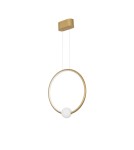 Pendant lamps - Luces Exclusivas FRIA Pendant Modern Gold and Gold Shades 1xLED max 25.6W 3000K LE42965 - product 1