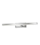Bathroom wall lamps - Luces Exclusivas JAMUNDI Wall Bathroom IP44 silver and silver shades 1xLED max 12W 3000K LE42970 - product 1