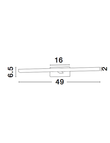Luces Exclusivas JAMUNDI Wall Bathroom IP44 silver and silver shades 1xLED max 12W 3000K LE42970 - product 2