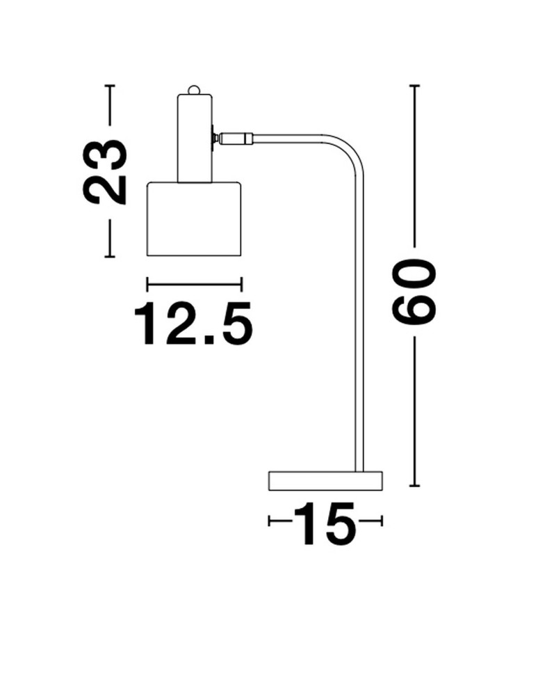 Desk lamps - Luces Exclusivas FRESNILLO Table Gold and Shades of Gold 1xE27 max 12W LE42971 - product kolory-swiatla.pl 4