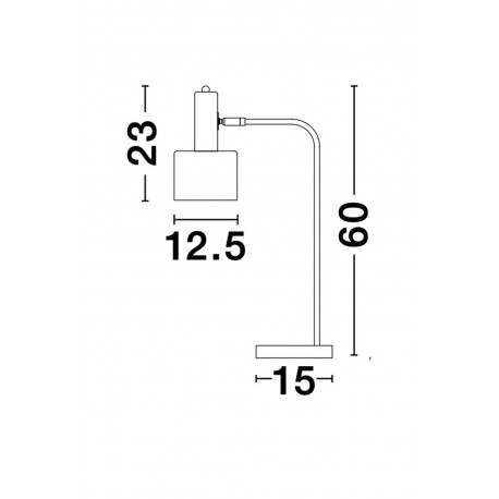 Luces Exclusivas FRESNILLO Stołowa złoty i odcienie złota 1xE27 max 12W LE42972