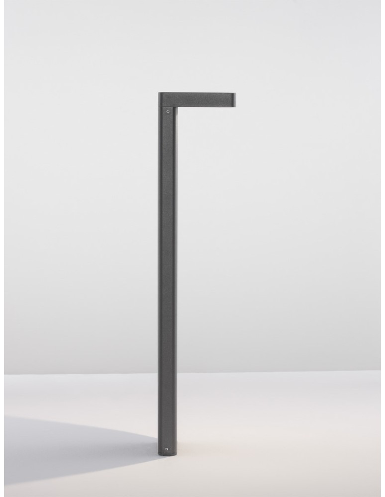 Lampy ogrodowe stojące - Luces Exclusivas ACAMBARO Zewnętrzna Stojąca IP65 antracyt 1xLED max 8W 3000K LE71485 - produkt kolory-swiatla.pl 2