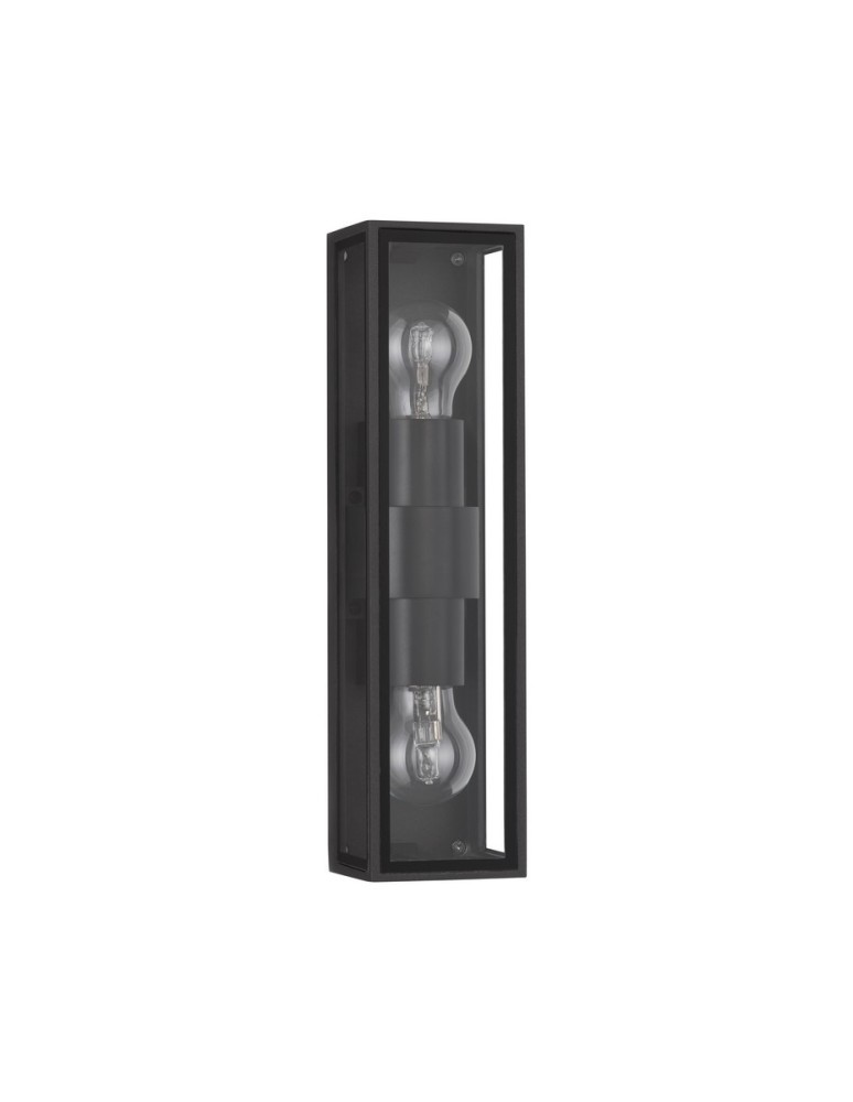 Outdoor wall lamps - Luces Exclusivas CHETUMAL Outdoor Wall Mounted IP54 anthracite 2xE27 max 24W LE71510 - product kolory-swiatla.pl 1