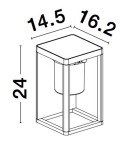Solar lamps - Luces Exclusivas GIBRALEON Outdoor Wall Mount IP65 anthracite 1xLED max 1.5W 3000K LE71549 - product 4