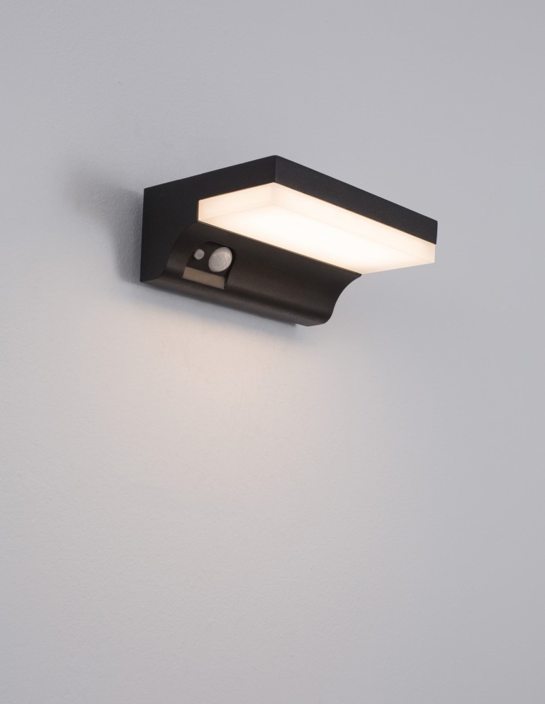 Solar lamps - Luces Exclusivas LAVENTILLE Outdoor Wall Mount IP65 anthracite 1xLED max 1.5W 3000K LE71552 - product kolory-swiatla.pl 2