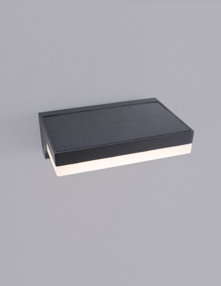 Solar lamps - Luces Exclusivas LAVENTILLE Outdoor Wall Mount IP65 anthracite 1xLED max 1.5W 3000K LE71552 - product kolory-swiatla.pl 3