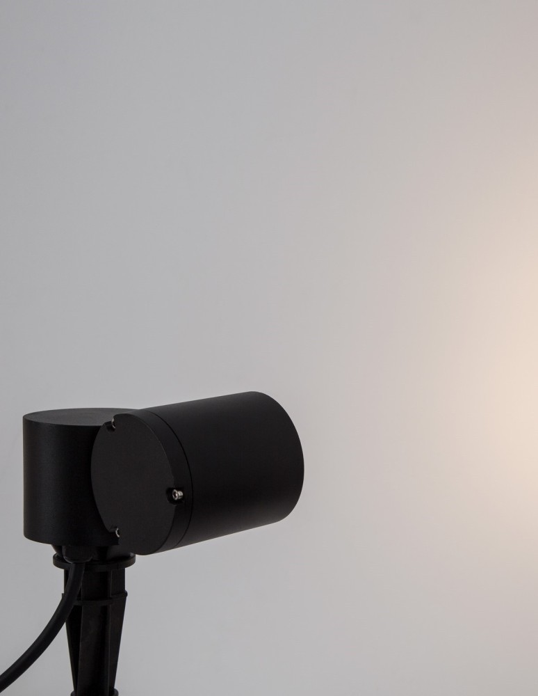 Lampy ogrodowe wbijane w ziemię (z klinem) - Luces Exclusivas MEJORADA Zewnętrzna Stojąca IP54 czarny 1xGU10 max 7W LE71558 - produkt kolory-swiatla.pl 3