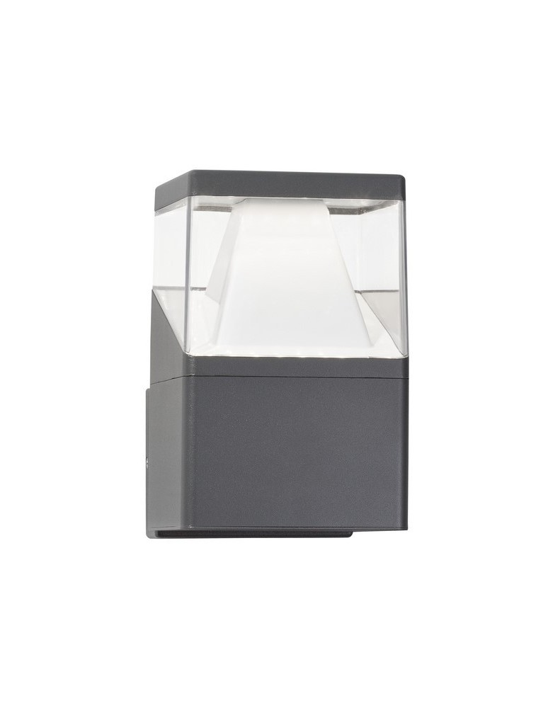 Kinkiety zewnętrzne - Luces Exclusivas HORMIGUEROS Zewnętrzna Ścienna IP54 szary i odcienie szarości 1xLED max 12W 3000K/4000K LE71571 - produkt kolory-swiatla.pl 1