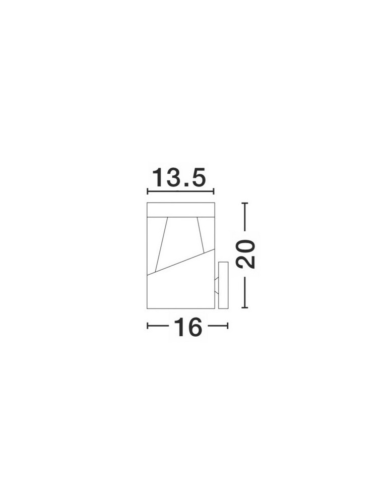 Kinkiety zewnętrzne - Luces Exclusivas HORMIGUEROS Zewnętrzna Ścienna IP54 szary i odcienie szarości 1xLED max 12W 3000K/4000K LE71571 - produkt kolory-swiatla.pl 2