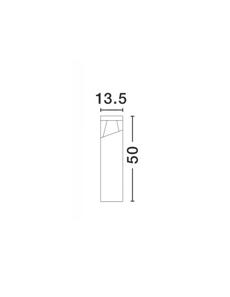 Lampy ogrodowe stojące - Luces Exclusivas HORMIGUEROS Zewnętrzna Stojąca IP54 szary i odcienie szarości 1xLED max 12W 3000K/4000K LE71572 - produkt kolory-swiatla.pl 2