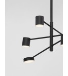 Pendant lamps - Luces Exclusivas ABEL Pendant Modern Black 6xLED max 28W 3000K LE43204 - product 2