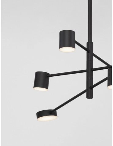 Luces Exclusivas ABEL Pendant Modern Black 6xLED max 28W 3000K LE43204 - product 2