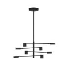 Pendant lamps - Luces Exclusivas ABEL Pendant Modern Black 8xLED max 40W 3000K LE43205. - product 1
