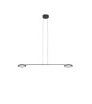 Pendant lamps - Luces Exclusivas ABOT Pendant Modern Black 2xLED max 19W 3000K LE43207 - product 1