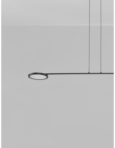 Luces Exclusivas ABOT Wisząca Nowoczesna czarny 2xLED max 19W 3000K LE43207 - produkt 2