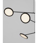 Pendant lamps - Luces Exclusivas ABOT Pendant Modern Black 6xLED max 49W 3000K LE43208. - product 2