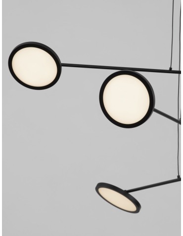 Luces Exclusivas ABOT Wisząca Nowoczesna czarny 6xLED max 49W 3000K LE43208 - produkt 2