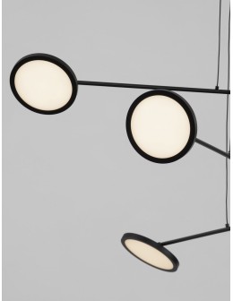 Luces Exclusivas ABOT Wisząca Nowoczesna czarny 6xLED max 49W 3000K LE43208 - produkt 2