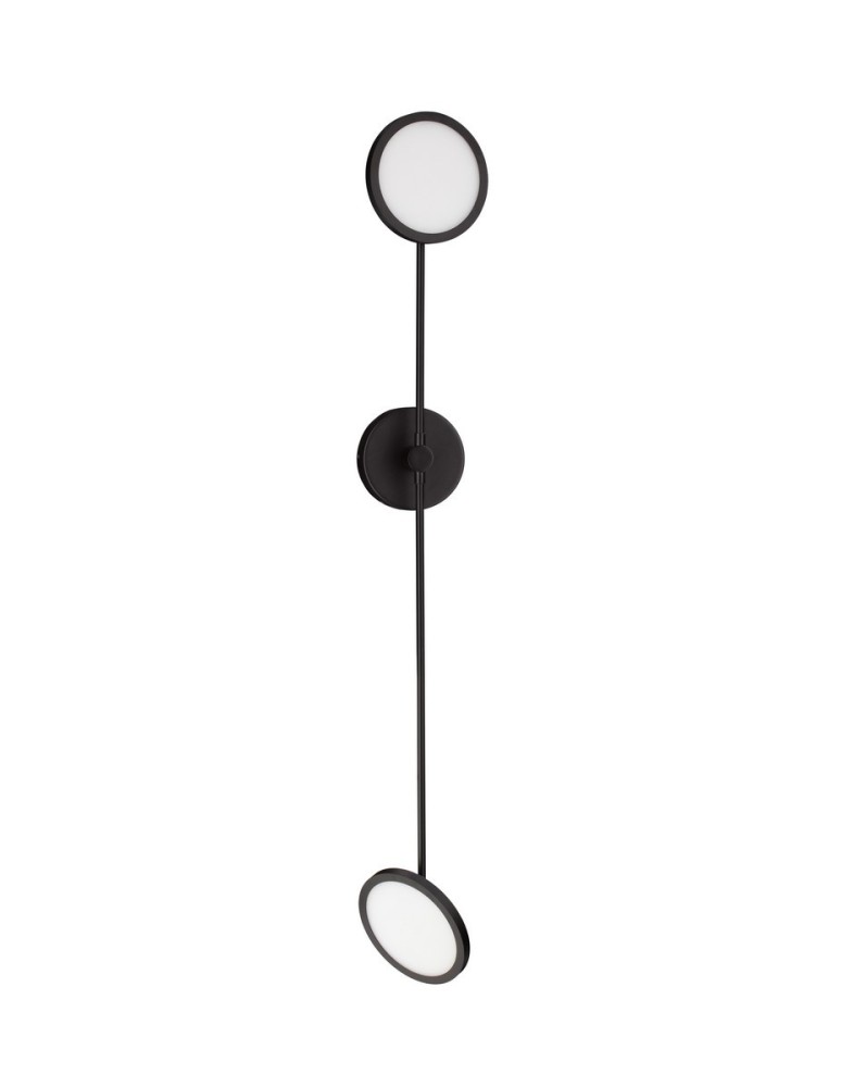 Wall lamps - Luces Exclusivas ABOT Wall-mounted Modern Black 2xLED max 19W 3000K LE43209 - product kolory-swiatla.pl 1