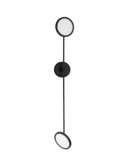 Luces Exclusivas ABOT Ścienna Nowoczesna czarny 2xLED max 19W 3000K LE43209