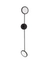 Luces Exclusivas ABOT Wall-mounted Modern Black 2xLED max 19W 3000K LE43209