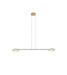 Lampy wiszące - Luces Exclusivas ABOT Wisząca Nowoczesna czarny 2xLED max 19W 3000K LE43210 - produkt 1