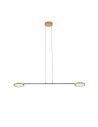 Luces Exclusivas ABOT Pendant Modern Black 2xLED max 19W 3000K LE43210.