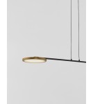 Lampy wiszące - Luces Exclusivas ABOT Wisząca Nowoczesna czarny 2xLED max 19W 3000K LE43210 - produkt 2