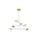 Lampy wiszące - Luces Exclusivas ABOT Wisząca Nowoczesna czarny 6xLED max 47W 3000K LE43211 - produkt 1