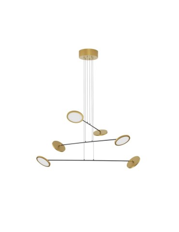 Luces Exclusivas ABOT Pendant Modern Black 6xLED max 47W 3000K LE43211