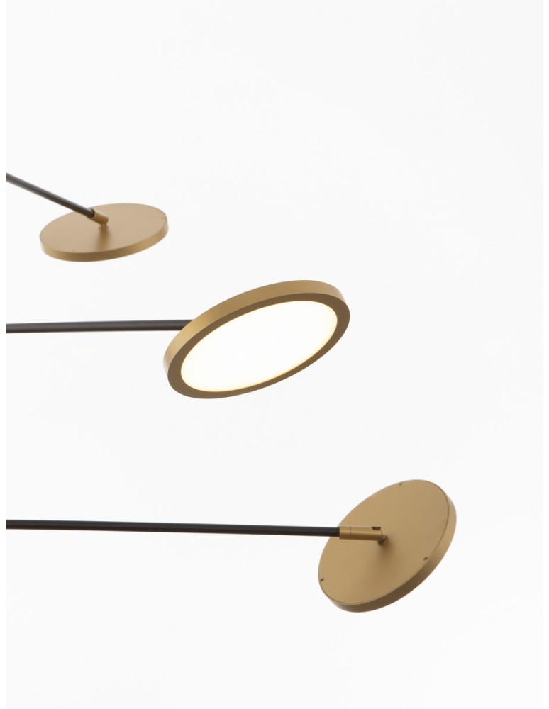 Pendant lamps - Luces Exclusivas ABOT Pendant Modern Black 6xLED max 47W 3000K LE43211 - product kolory-swiatla.pl 2