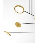 Lampy wiszące - Luces Exclusivas ABOT Wisząca Nowoczesna czarny 6xLED max 47W 3000K LE43211 - produkt 3